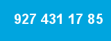 927 431 17 85 927 431 17 85